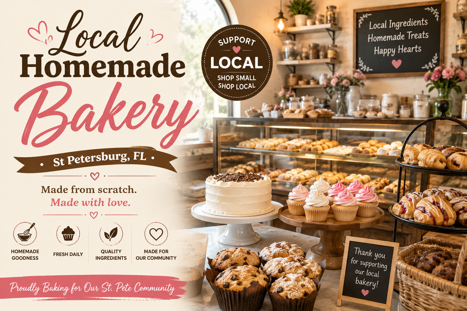 Who Chooses a Local Homemade Bakery St Petersburg FL?