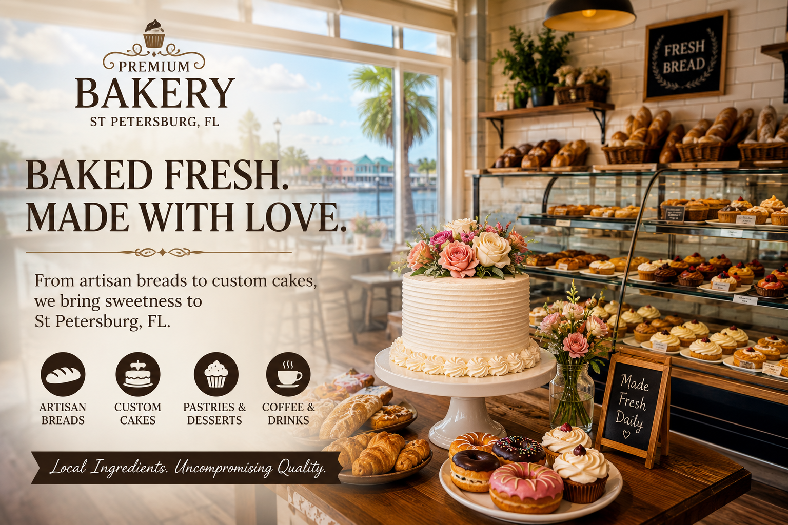 What Are the Most Popular Custom Birthday and Wedding Cake Designs Available at a Bakery in St Petersburg FL