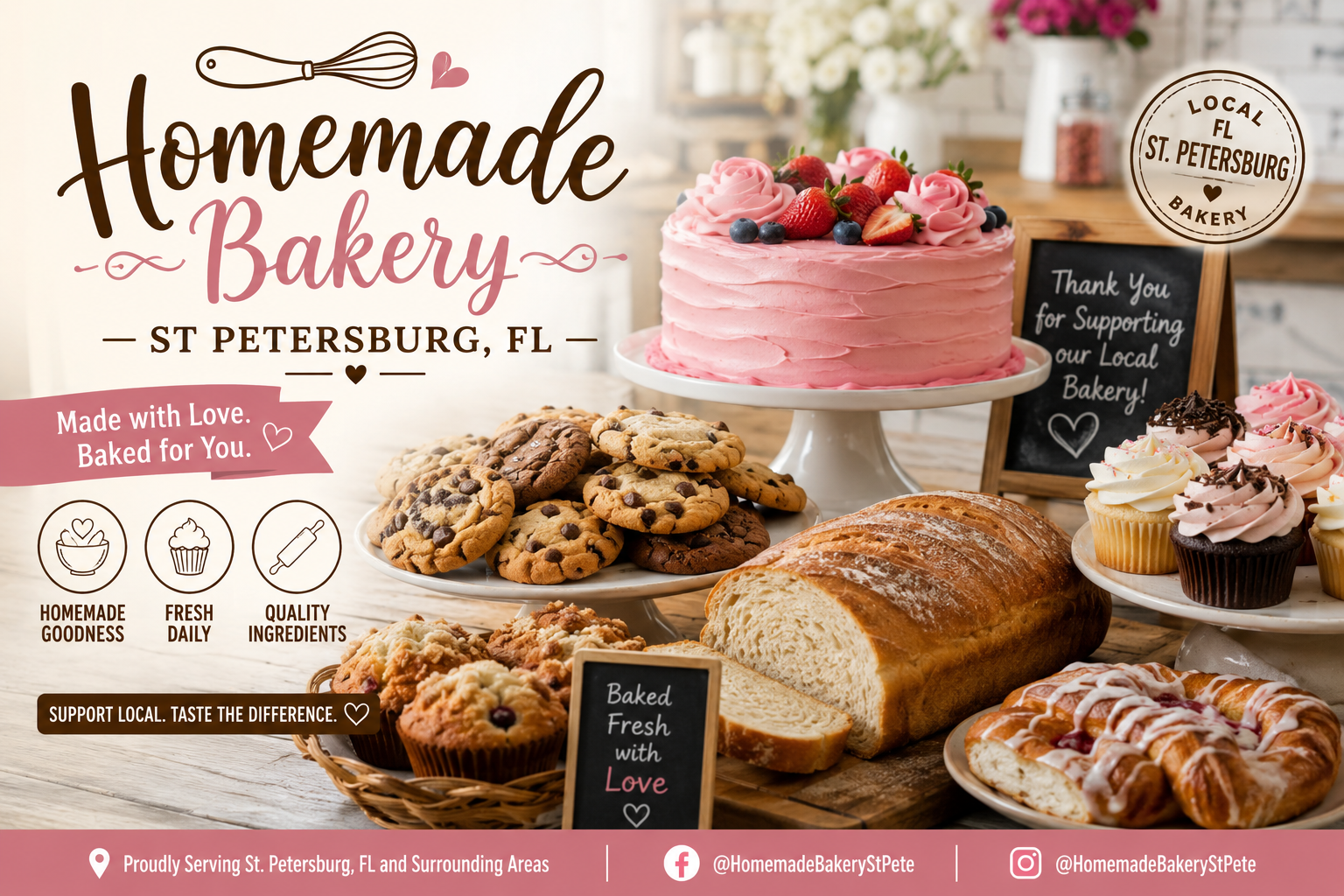 Homemade Bakery St Petersburg FL: Why Families Prefer Fresh Homemade Baking?